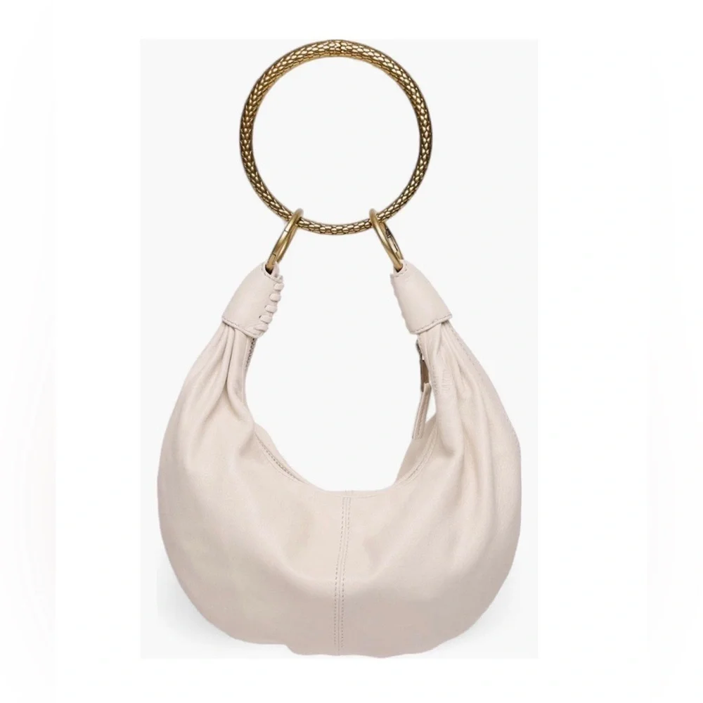 Leather Hobo Bracelet Bag
